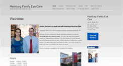 Desktop Screenshot of hamburgfamilyeyecare.com